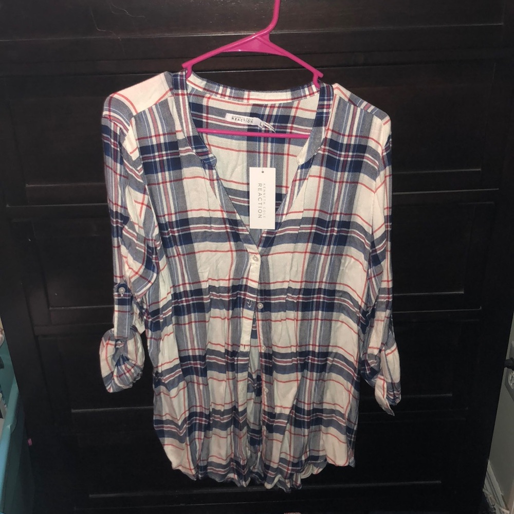 Kenneth Cole reaction flannel...NEW WITH TAGS